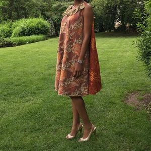 Sequenced knee length African princess dress